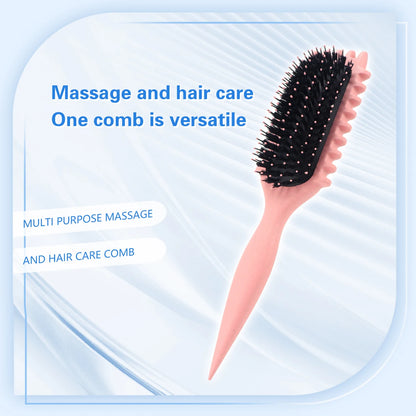 5 Colour Multi-Purpose Fashionable Hair Brush