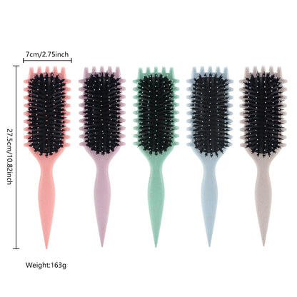 5 Colour Multi-Purpose Fashionable Hair Brush